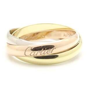 CARTIER Authentic 18k Gold Trinity Ring #53